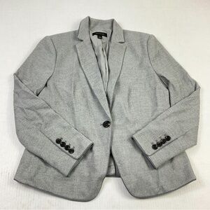 Ann Taylor Heather Gray Women's Suit Jacket Size 2
